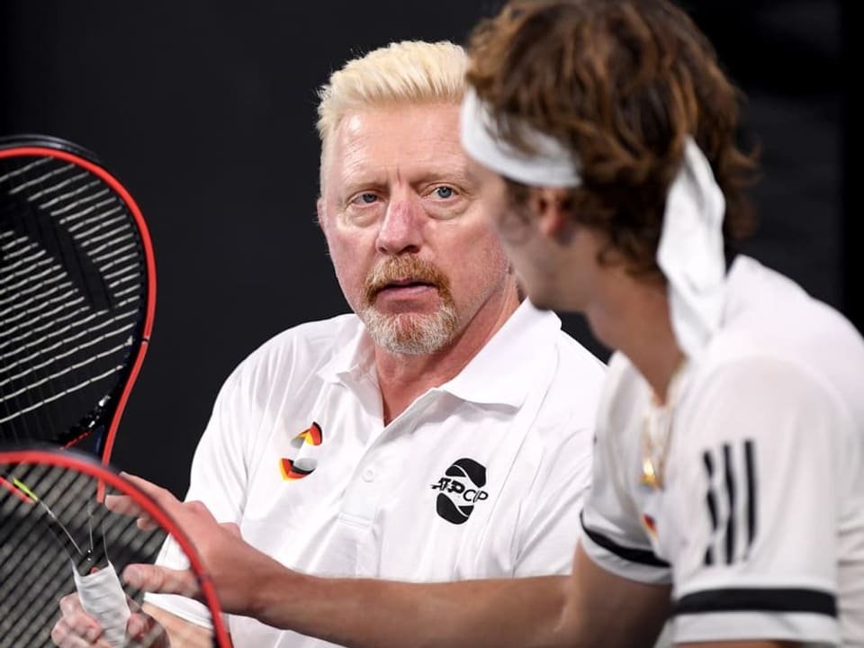 Spannten schon einmal zusammen Boris Becker und Alexander Zverev