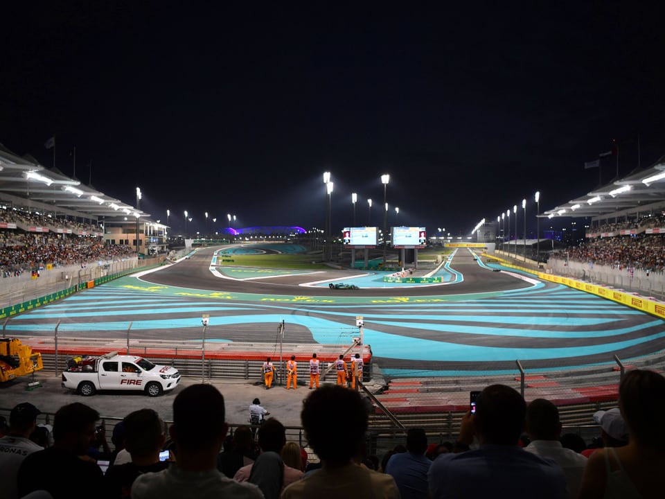 Der Yas Marina Circuit in Abu Dhabi.