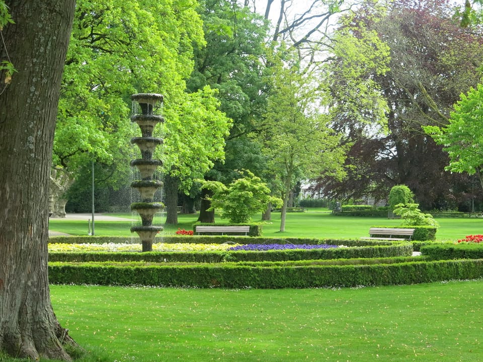 Brunnenanlage im Bieler Stadtpark