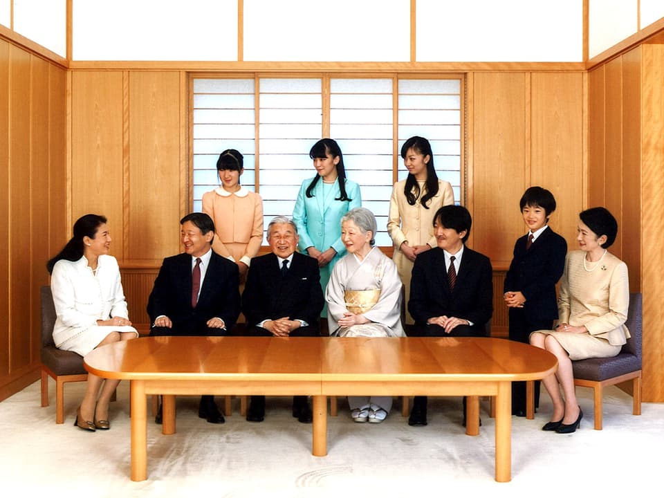 Die japanische Kaiserfamilie.