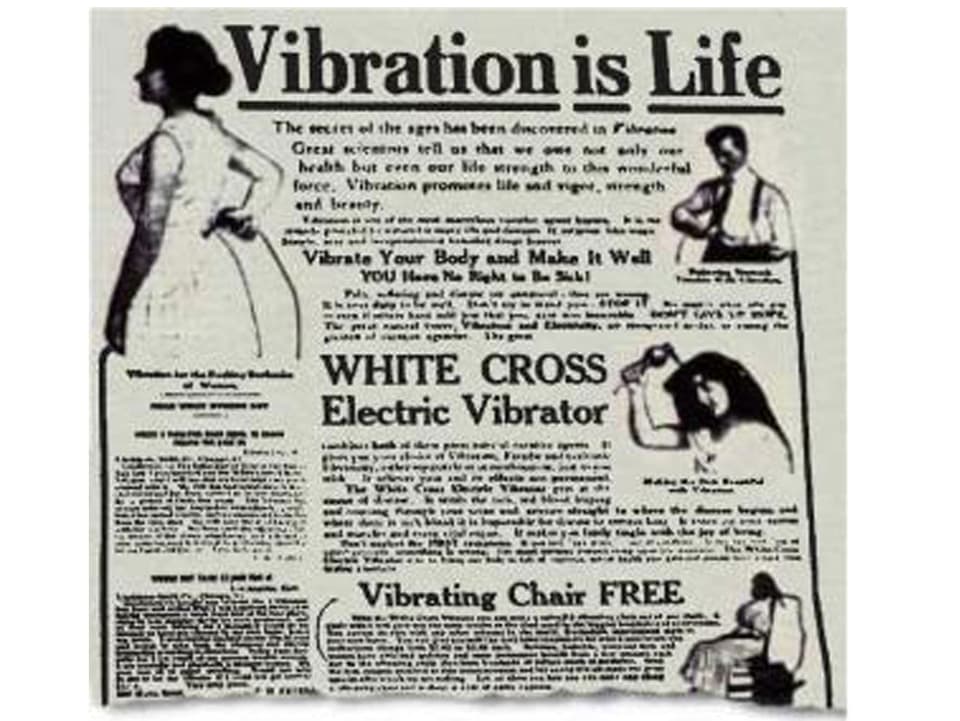 Anzeige für den White Corss Electric Vibrator
