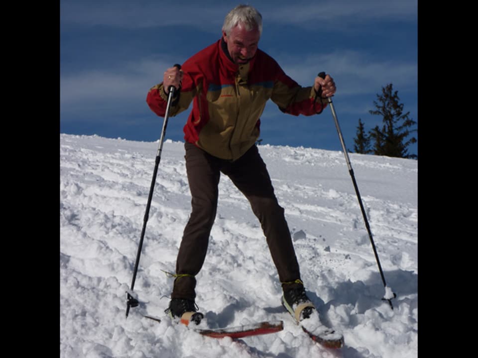 Robert Gerber auf Ski.