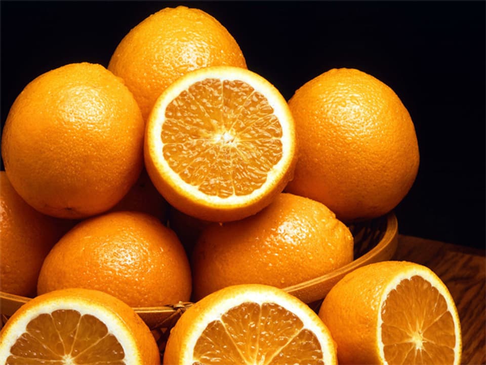 Orangen.