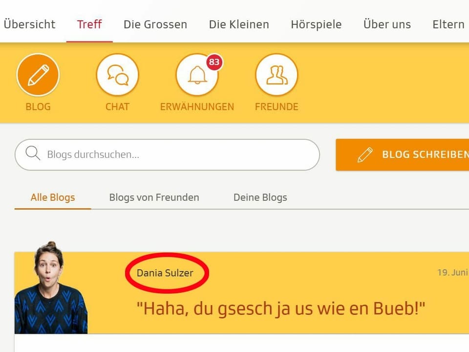 Wie kann ich meinen Namen im «Treff» ändern? Wie kann ich meinen Namen im «Treff» ändern?