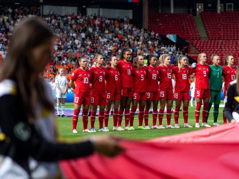 Die Schweizer Spielerinnen.