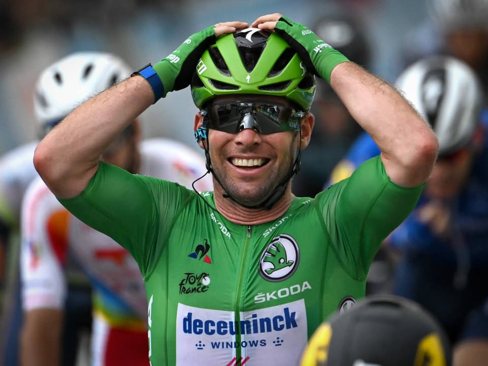 Plötzlich zurück im Rampenlicht Mark Cavendish.