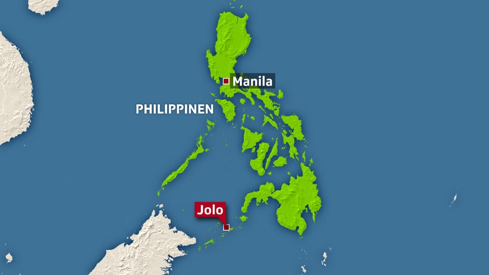 Karte Philippinen