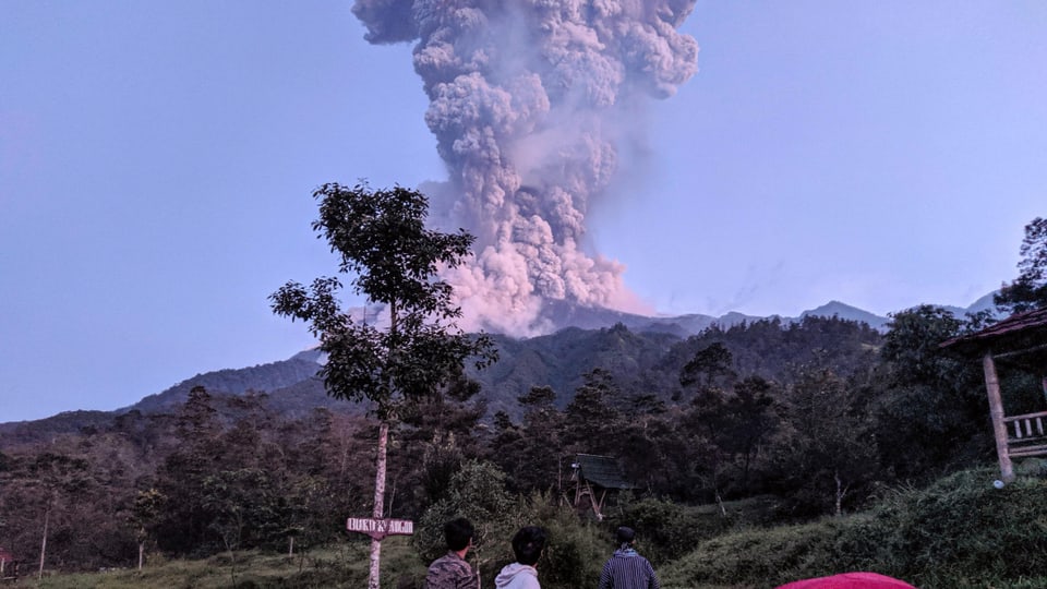 Vulka Merapi am 3.3.20
