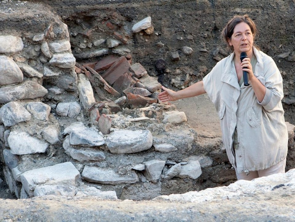 Die verantwortliche Archäologin Alessandra Antonini.