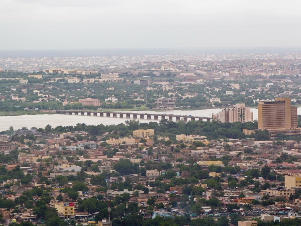 Blick über Bamako