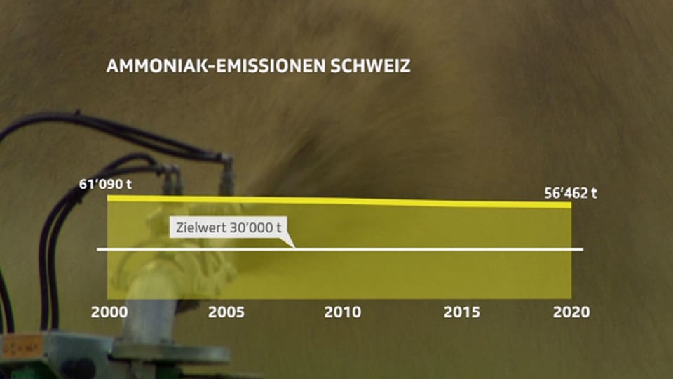 Grafik Ammoniak-Emissionen