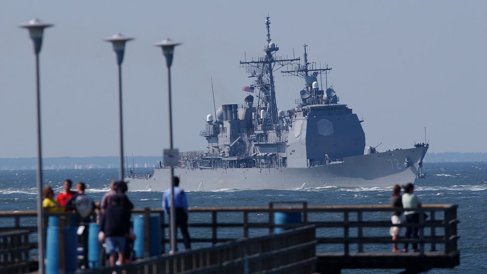 Archivbild der USS Mahan vor der US-Küste.