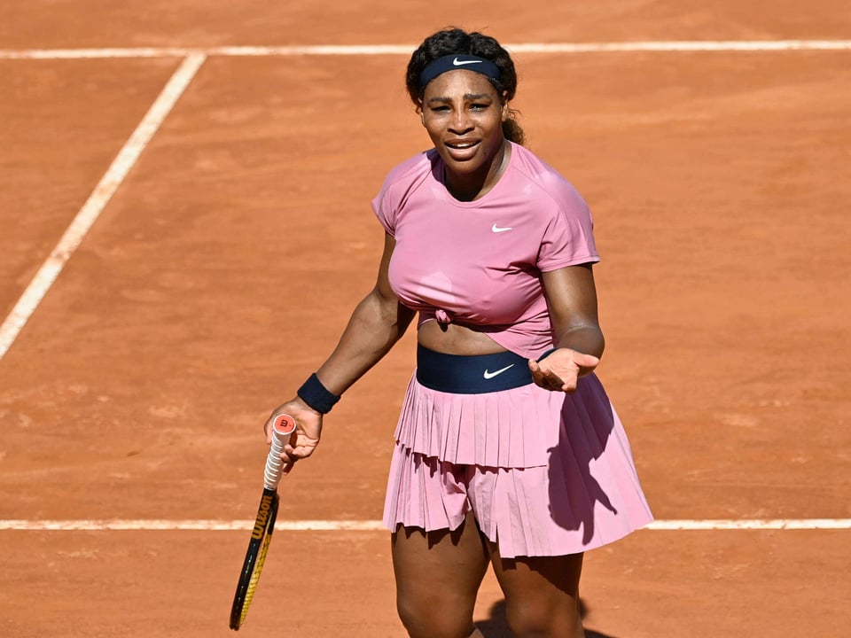 Serena Williams in Rom.