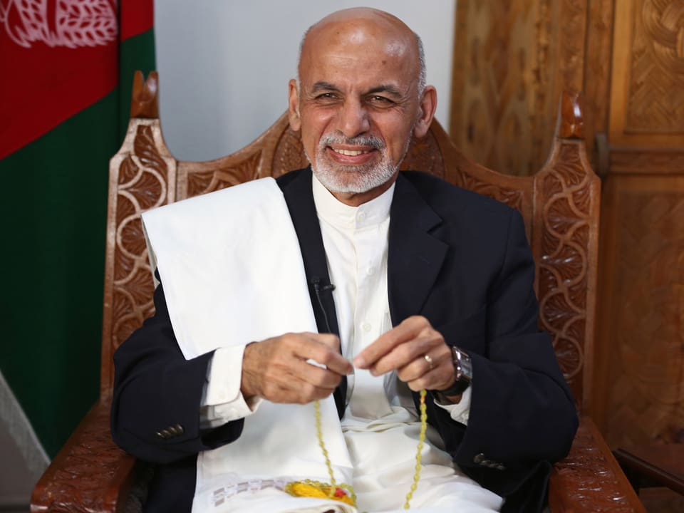Porträt von Aschraf Ghani.