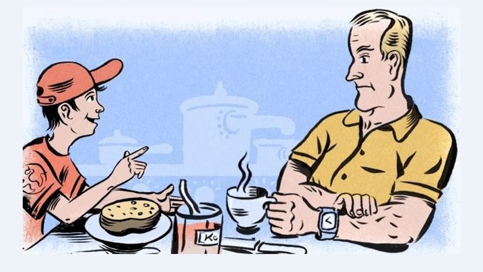 «Timo und Paps»