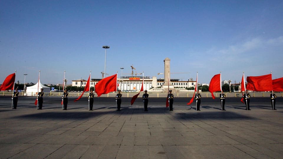 Der Platz des Himmlischen Friedens in Peking.