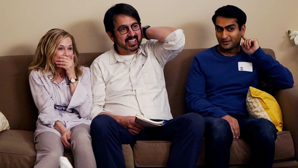 Holly Hunter, Ray Romano und Kumail Nanjiani in «The Big Sick».
