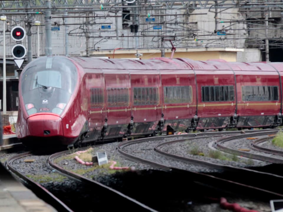 Der «.italo AGV» der privaten italienischen Eisenbahngesellschaft NTV.