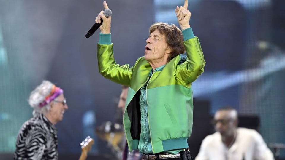 Der Mann ist topfit: Mick Jagger beim Auftritt in Brüssel am Montag dieser Woche. 
