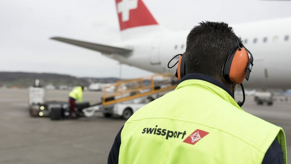Swissport-Mitarbeiter
