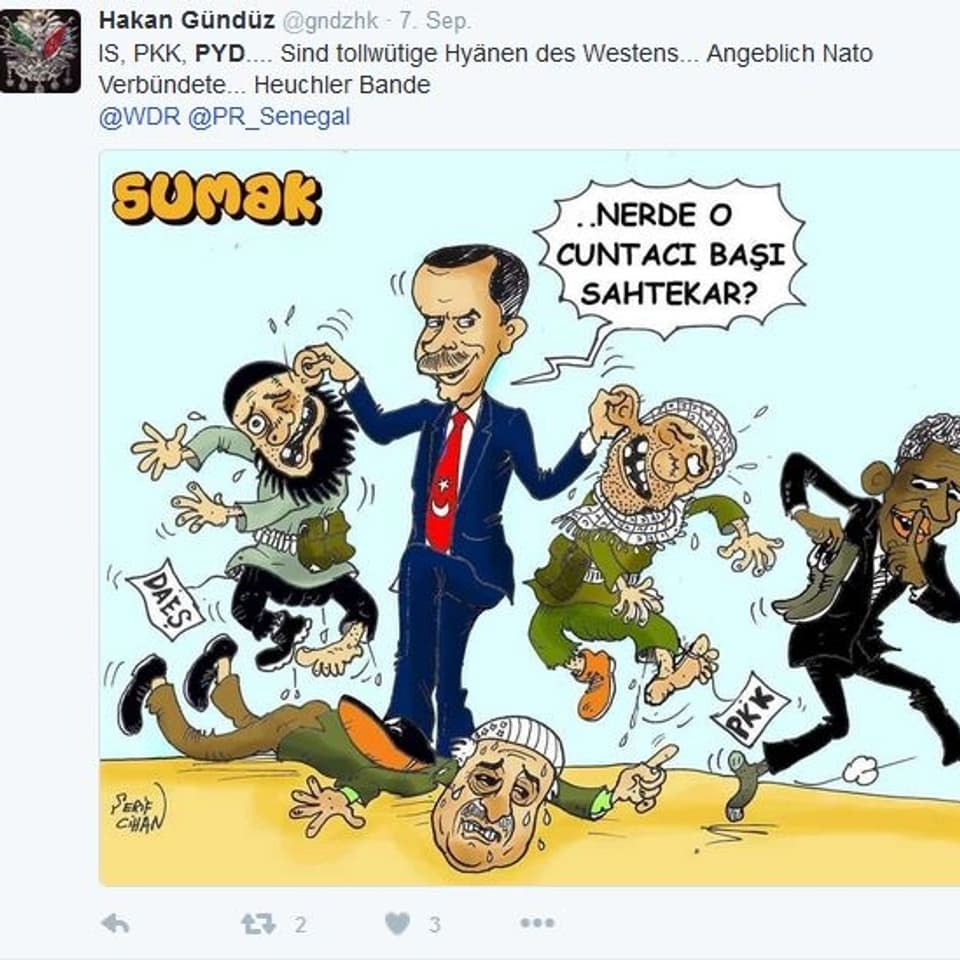 Türkische Karikatur