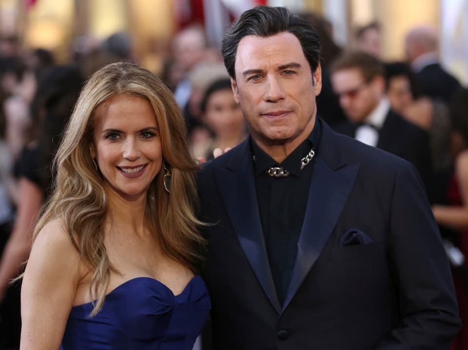 John Travolta und seine Frau Kelly Preston
