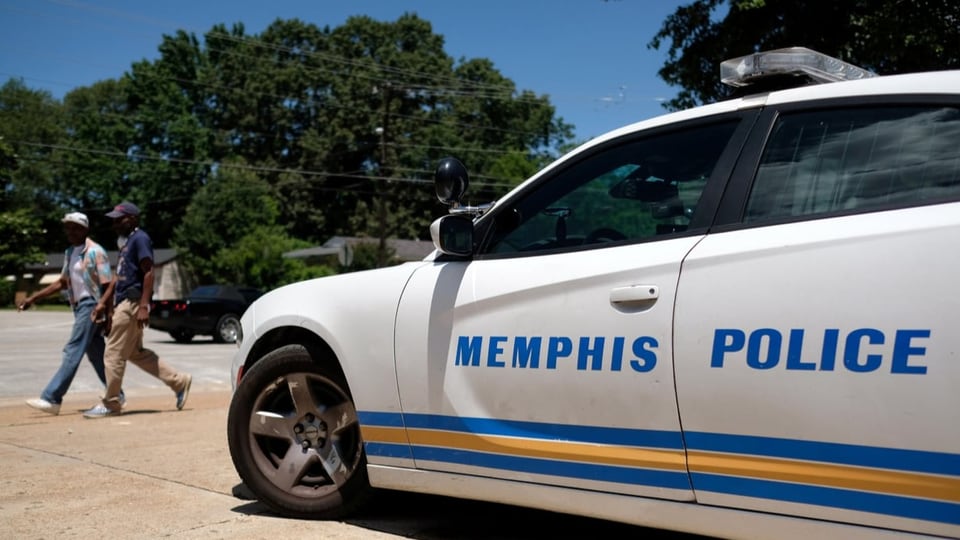 Ein Auto der Polizei Memphis in einer Aufnahme von 2019.