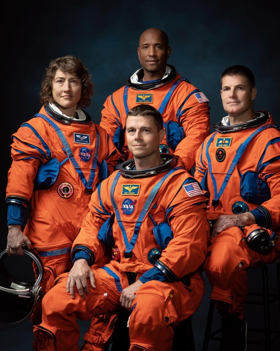 NASA team from mission 