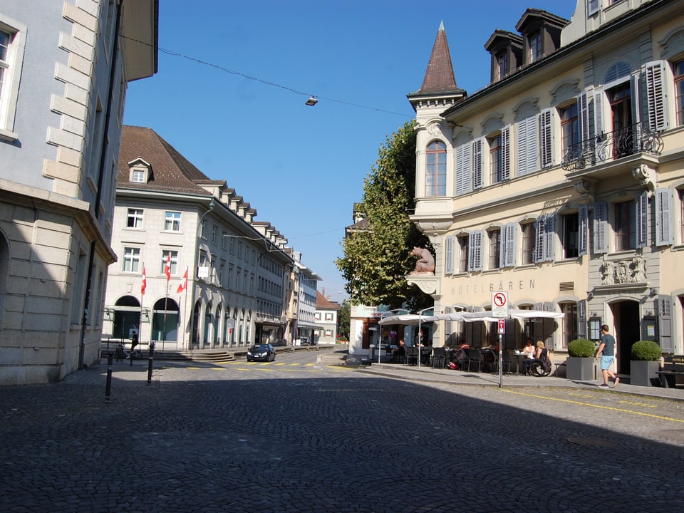 Stadtzentrum von Langenthal.