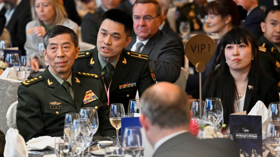 Der neue chinesische Verteidigungsminister Li Shangfu in Singapur