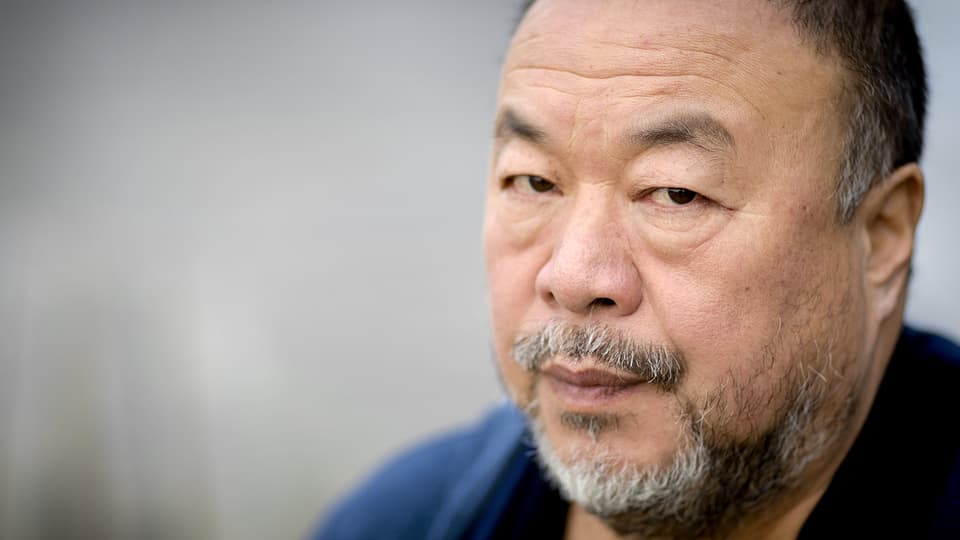 Porträt des chinesischen Künstlers Ai Weiwei