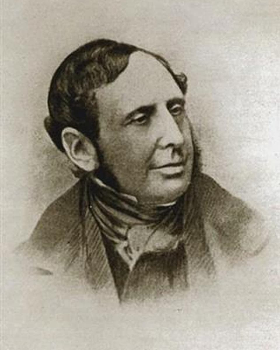 Ein Portraitbild von Fitzroy in schwarz-weiss.