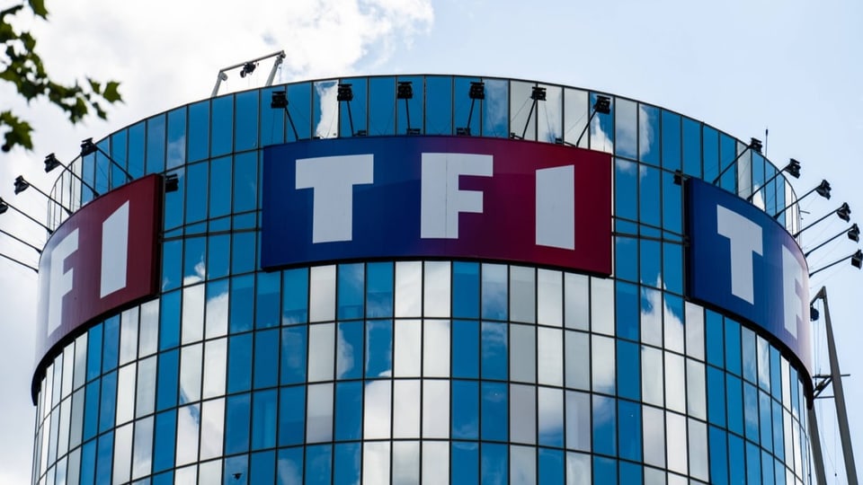 Das Gebäude TV-Senders TF1 in Paris.