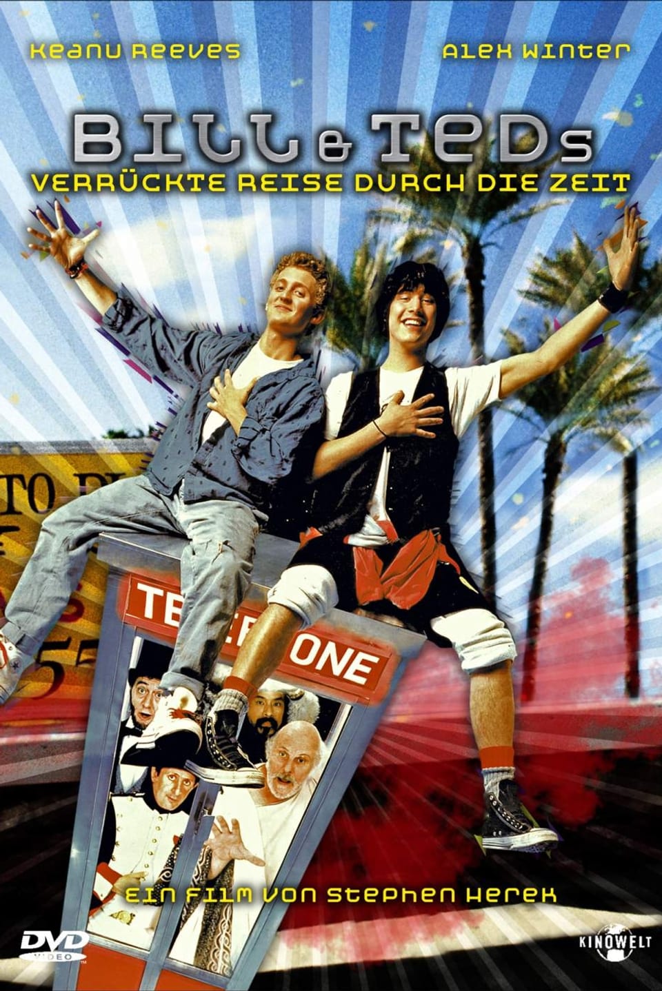 DVD-Cover von «Bill & Teds verrückte Reise durch die Zeit».