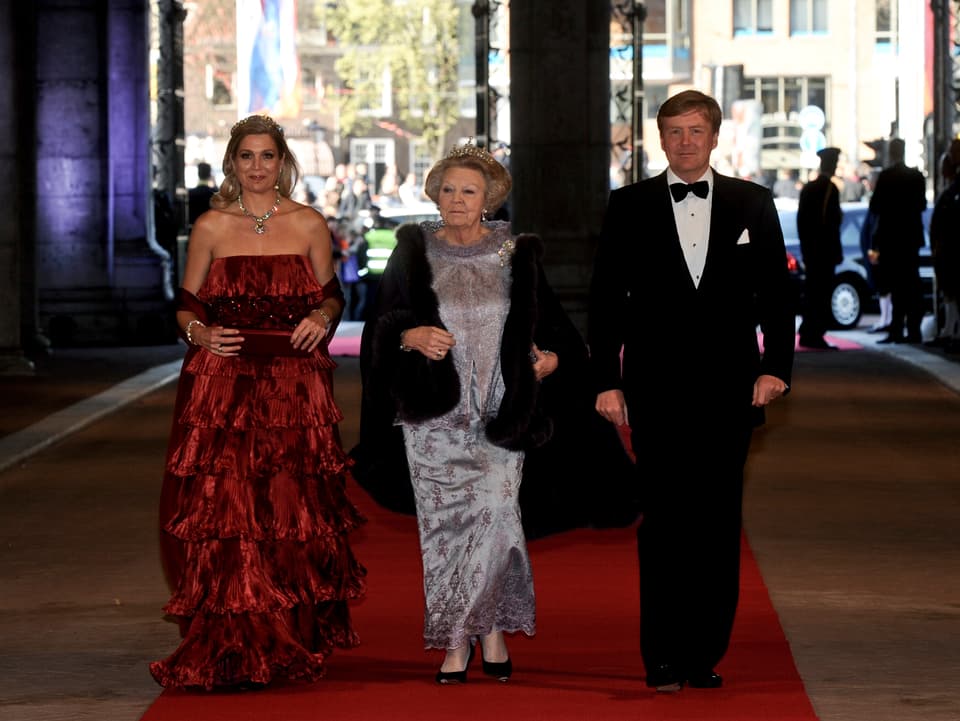 Máxima, Beatrix und Willem-Alexander