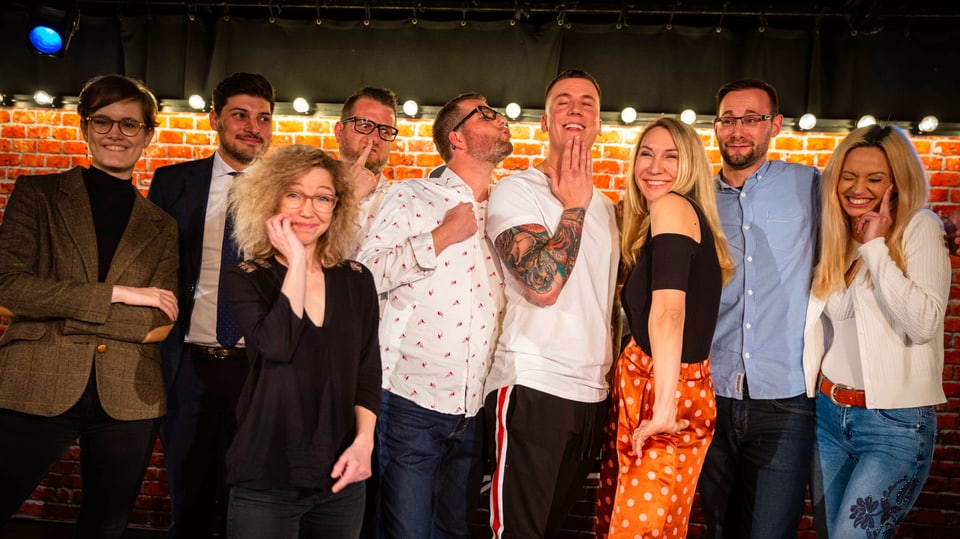 Die Comedy-Newcomer auf der SRF 3 «Talent Stage». 