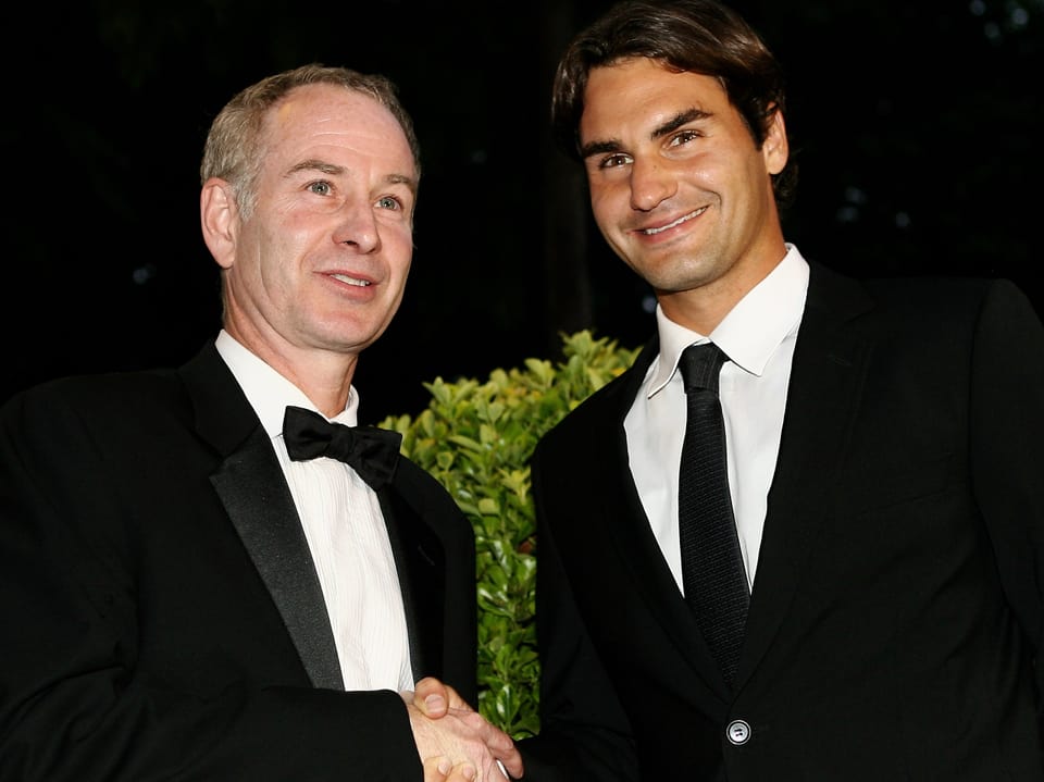 McEnroe und Roger Federer.