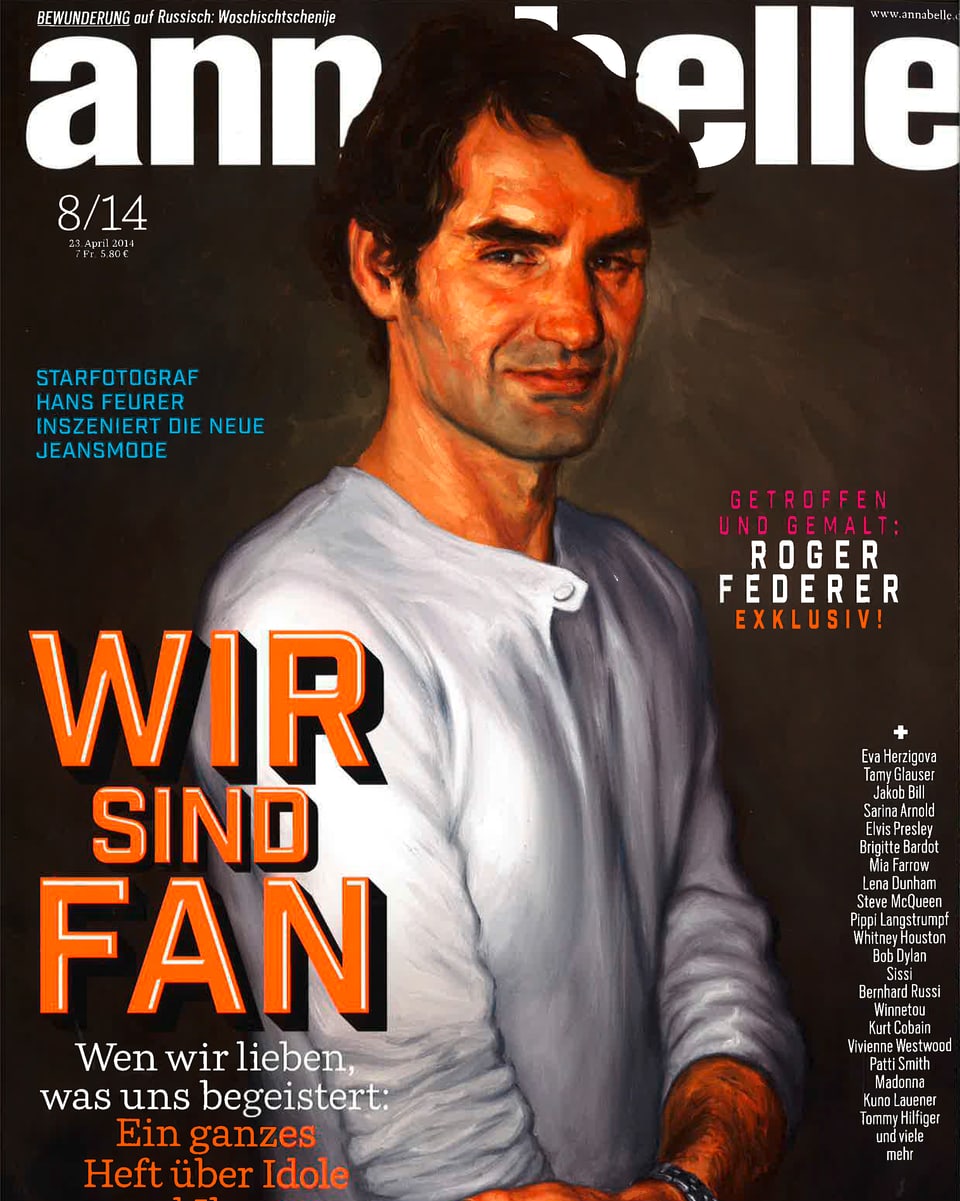 Titelblatt 2014 mit Tennisspieler