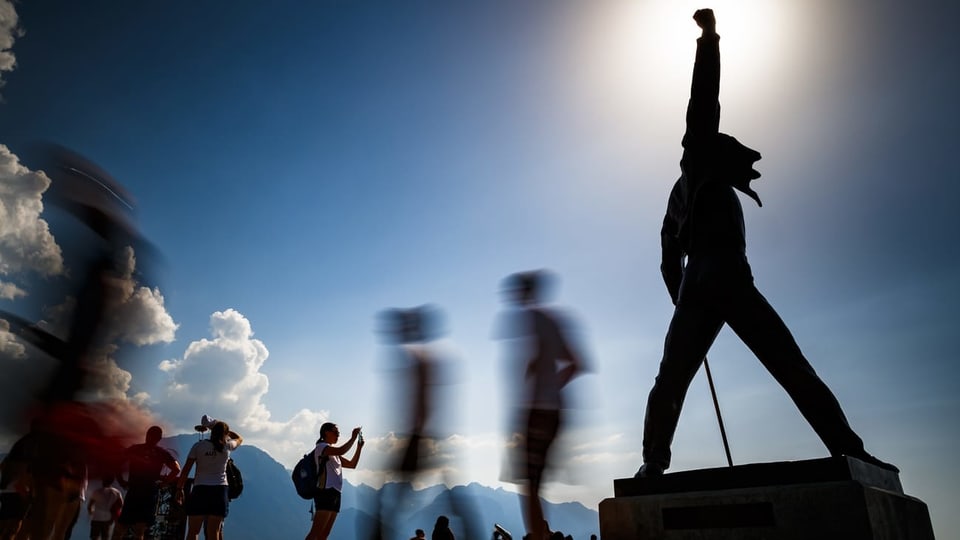 Freddy-Mercury-Denkmal in Montreux.