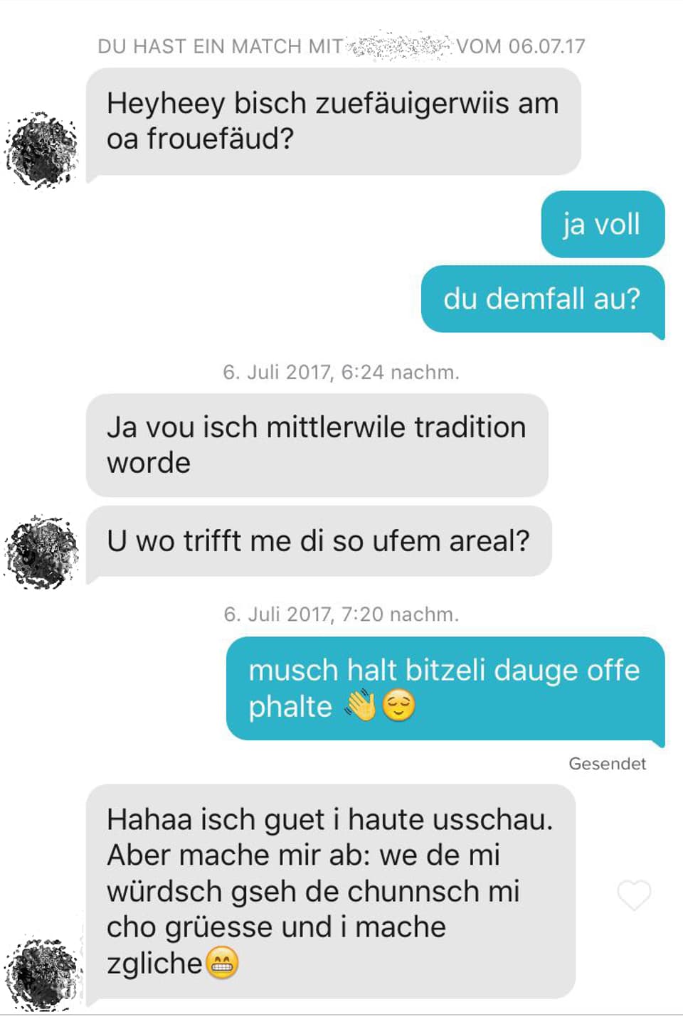 Festival Tinder am Festival Wir machen den Test Radio SRF Virus SRF