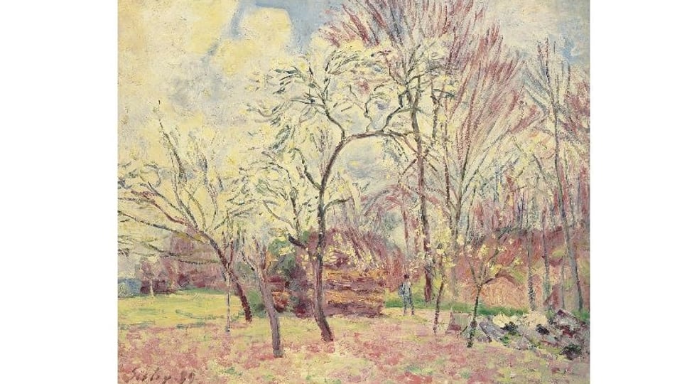 Das Gemälde «Premier Jour de Printemps à Moret» des französischen Impressionisten Alfred Sisley gehört der jüdischen Familie Lindon.
