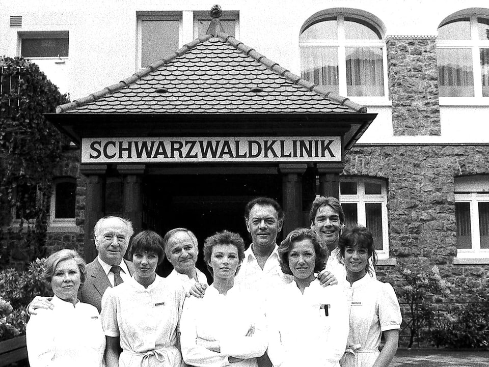 Die «Schwarzwaldklinik»-Crew 1985: In ihren besten Zeiten hatte die Serie 60 Prozent Marktanteil.