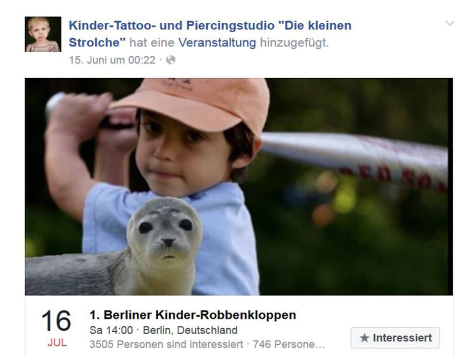 1. Berliner Kinder-Robbenkloppen
