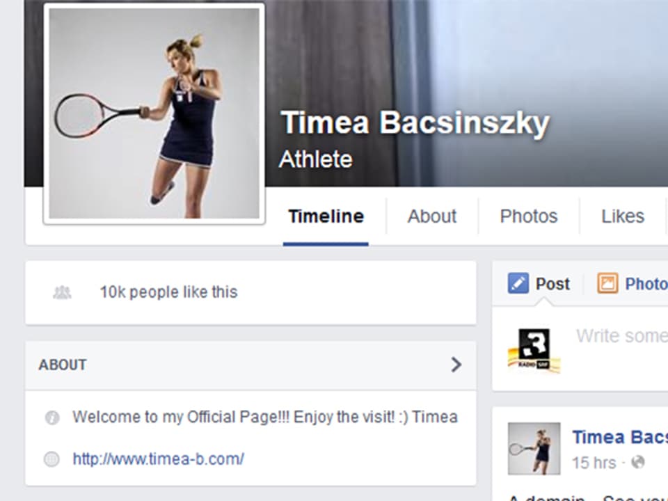 Screenshot von Bacsinszkys FB-Seite