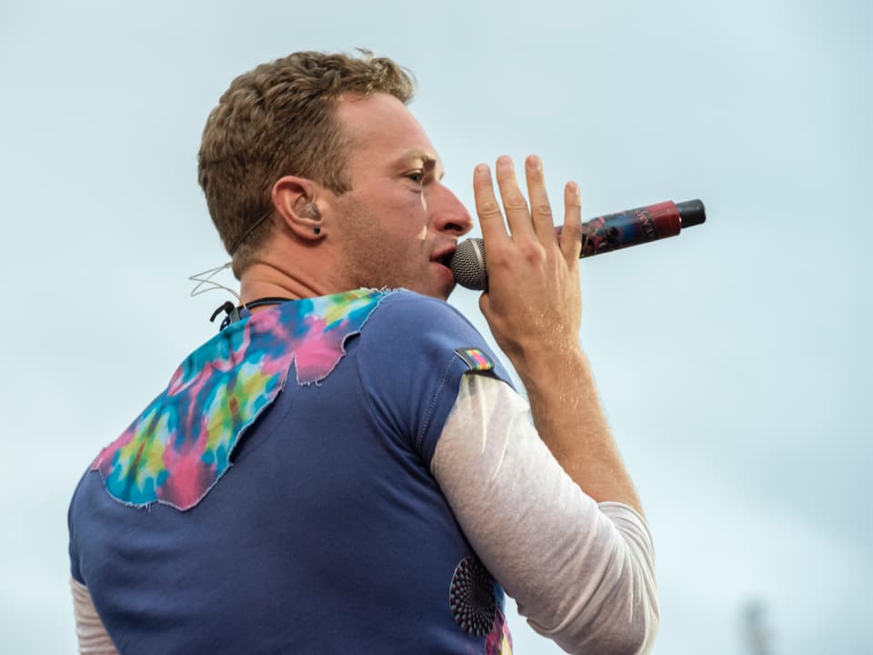 Coldplay live auf dem Letzigrund.