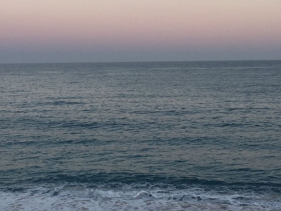 Strand im Sonnenuntergang.