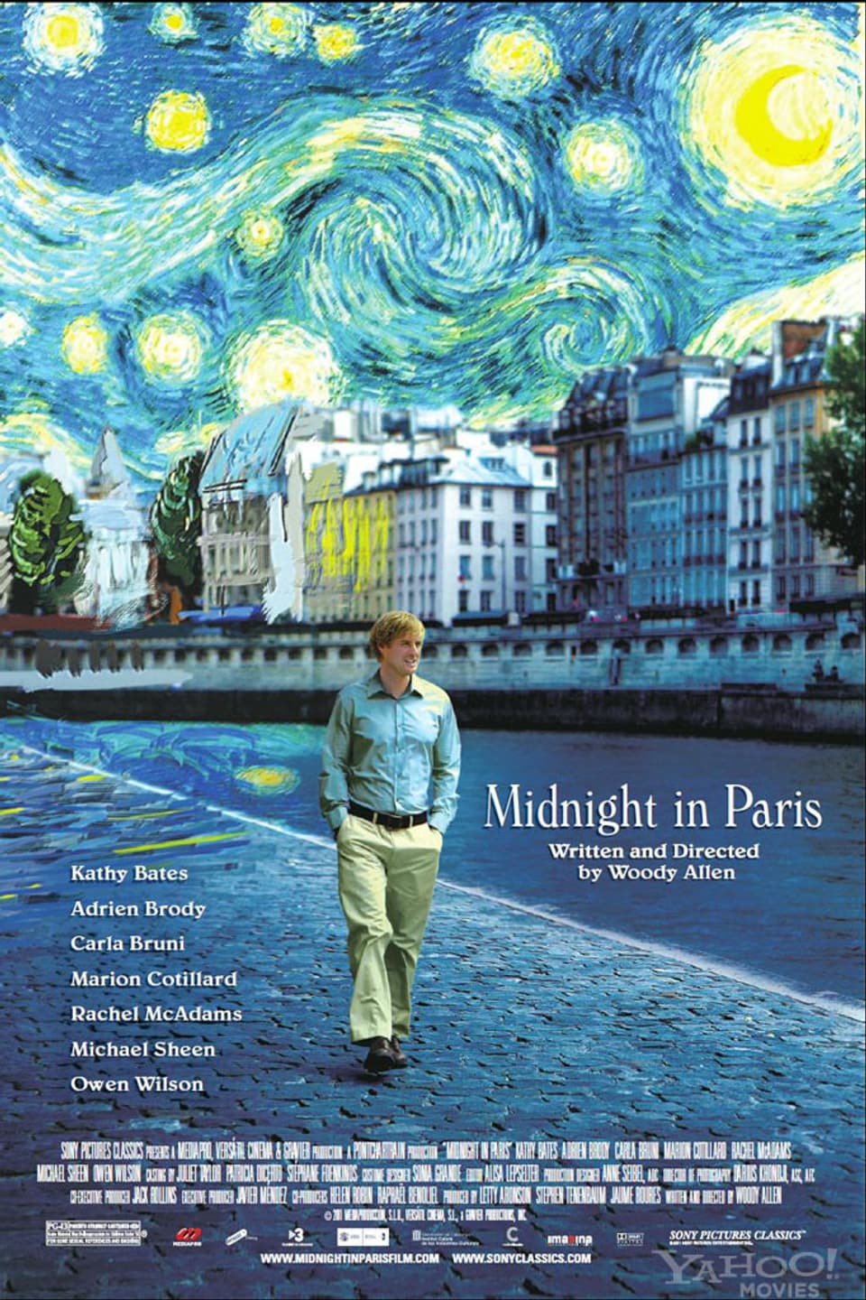 Filmplakat von «Midnight in Paris».