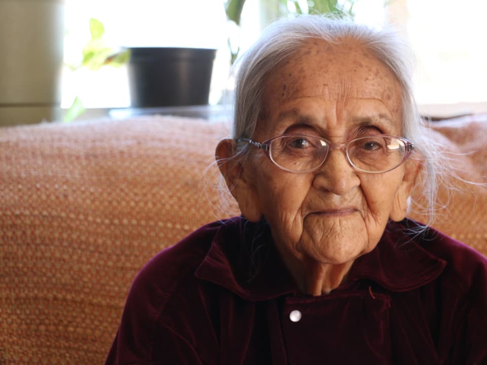 Rena Lena, Navajo-Indianerin, 93 Jahre alt.