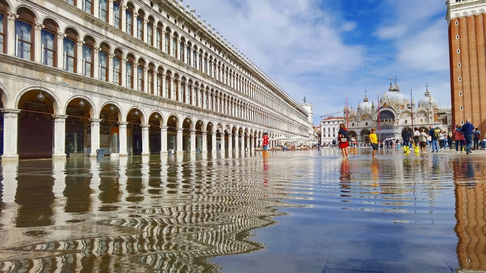 St. Mark's Square in Venice.