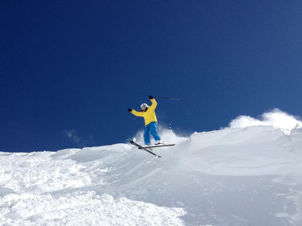 Judith Wernli auf den Skiern